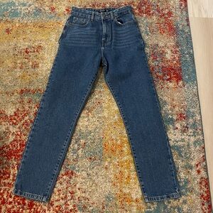 Nastygal NWT Dark Blue mom jeans